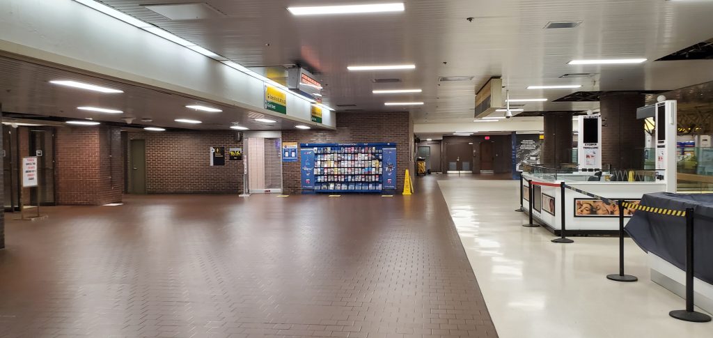 Empty Port Authority